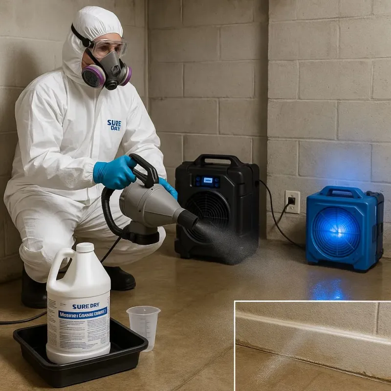 Sanitization and Odor Removal process in Norwood, NY